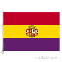 90*150 cm Espagnol républicain avec logo vlag 100% polyester